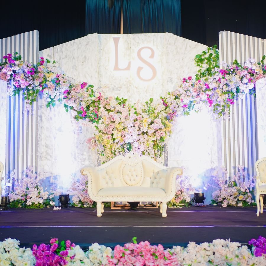 Floral Wedding Stage